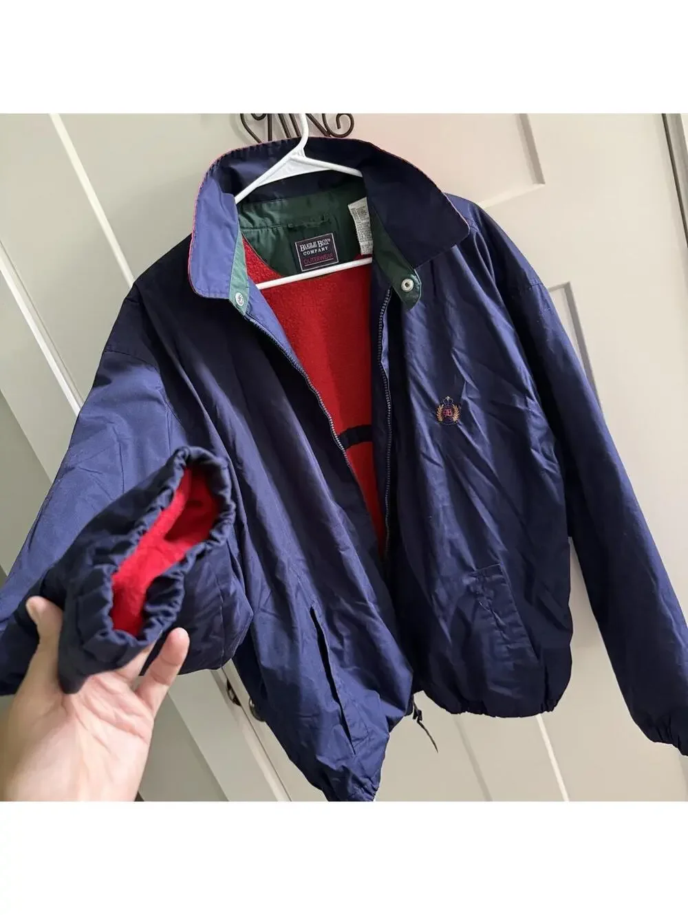 🛡️ Vintage Bugle Boy Company Fleece Lined Jacket